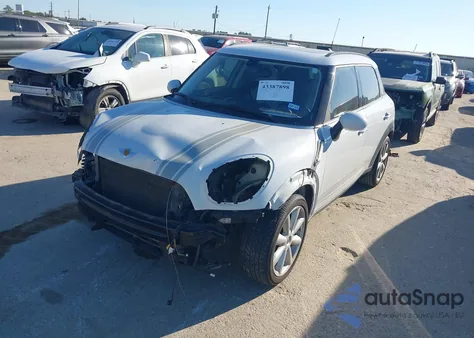 2015 Mini Countryman Cooper S z USA, uszkodzony, nr VIN WMWZC3C5XFWT02678